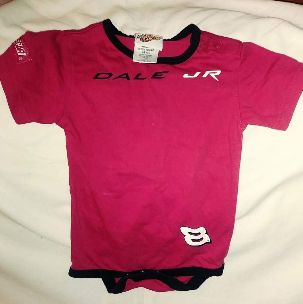 Dale Earnhardt Junior 6-9 month onesie